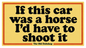 'If this car was a horse..." Sticker